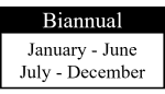 Periodicity biannual